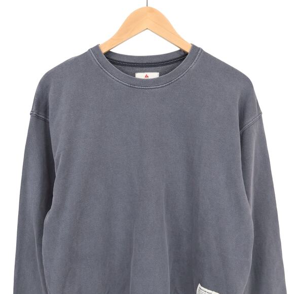 American Giant Men's Vintage Washed Relaxed French Terry Crew Grey Small - Picture 3 of 7